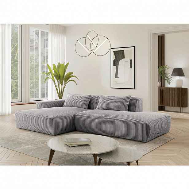 Livetastic ROHOVÁ SEDAČKA, plast, textil, kompozitní dřevo, šedá