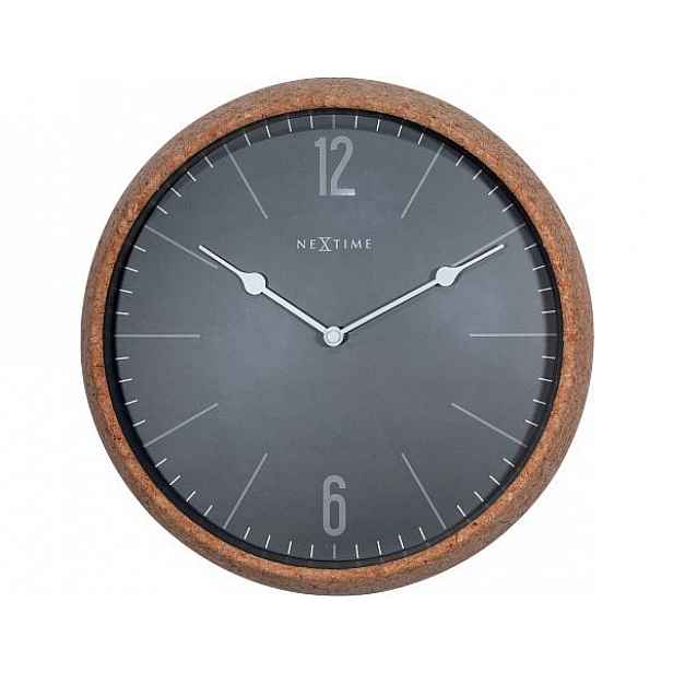 Designové nástěnné hodiny 3509gs Nextime Cork 30cm