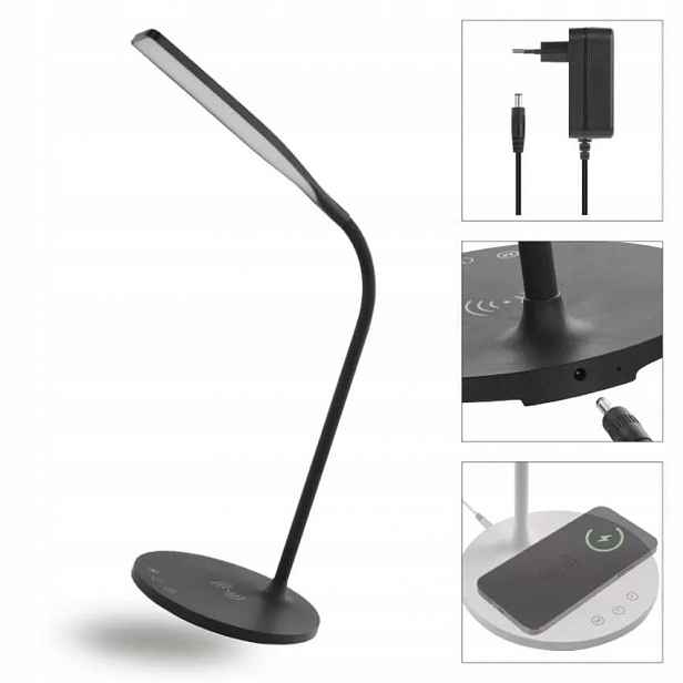 Led stolní lampa Oscar, černá