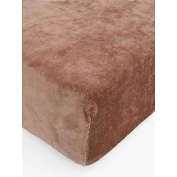 MKLuzkoviny.cz Prostěradlo mikroplyš Deluxe 90 x 200 cm - mocha mousse