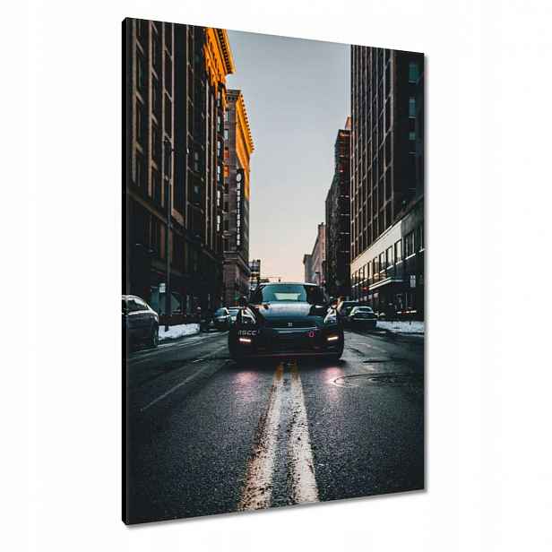 Obrazy 70x100 Černý Nissan Gtr