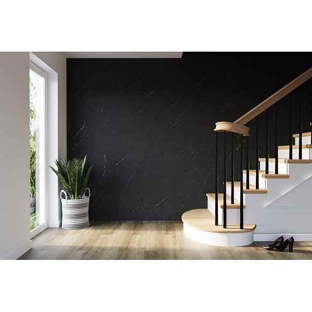 Olsen spa SPC nástěnný obklad vnitřní - Nero Marble — Rozměr A - 60, Rozměr C - 120