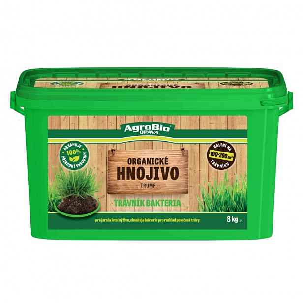 Trumf Trávník bakteria organické trávníkové hnojivo 8 kg