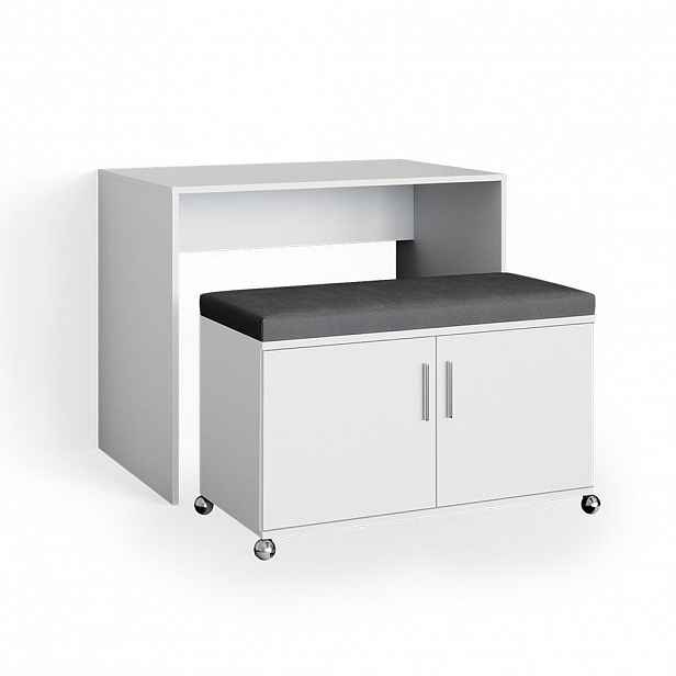 Vicco STŮL Flona Bílá 93.2 cm