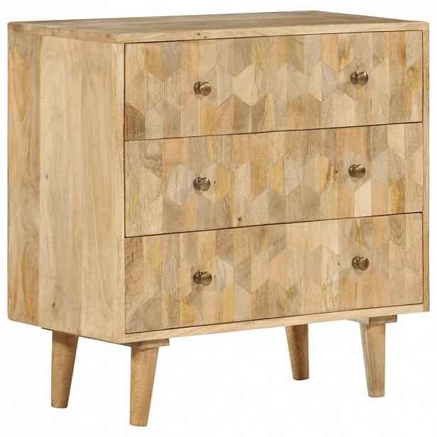vidaXL Komoda 70 x 35 x 70 cm masivní mangovníkové dřevo