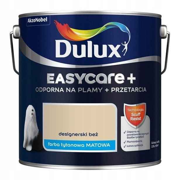 Dulux Barva Latexová Barva Easycare+ 2,5L Designová Béžová