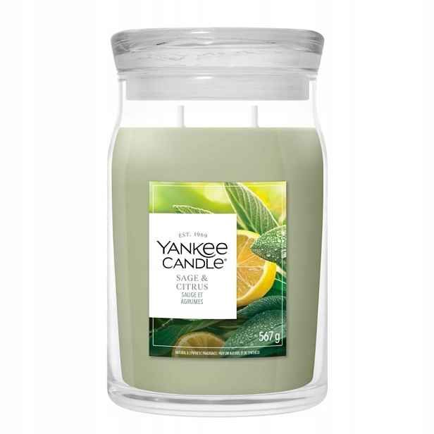 Yankee Candle Vonná svíčka Sage & Citrus 567 g
