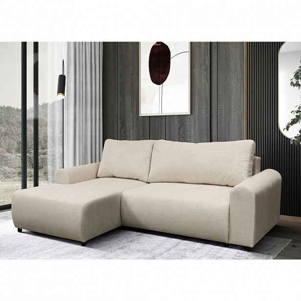 MID.YOU ROHOVÁ SEDAČKA, textil, béžová