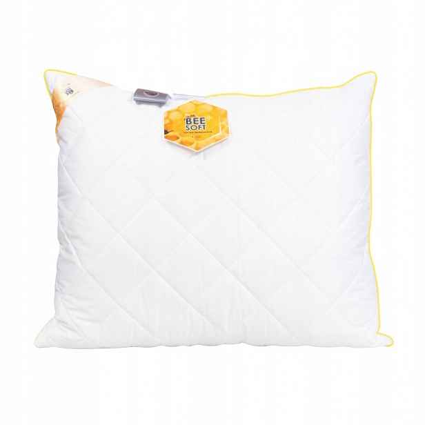 Antialergický polštář 40x40 Bee Soft Satén bavlněná prošívaná 250 g