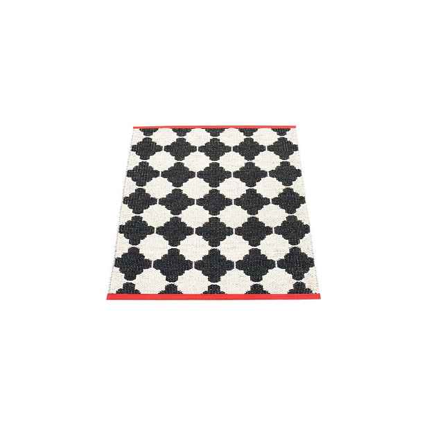 Černo-bílý vnitřní a venkovní koberec 70x90 cm Marre Black Coral  – Pappelina