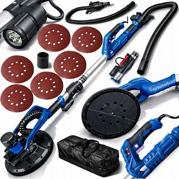 Ondragon Bruska na sádru „žirafa" 2100 W, 225 mm, Led 360°, bezprašná
