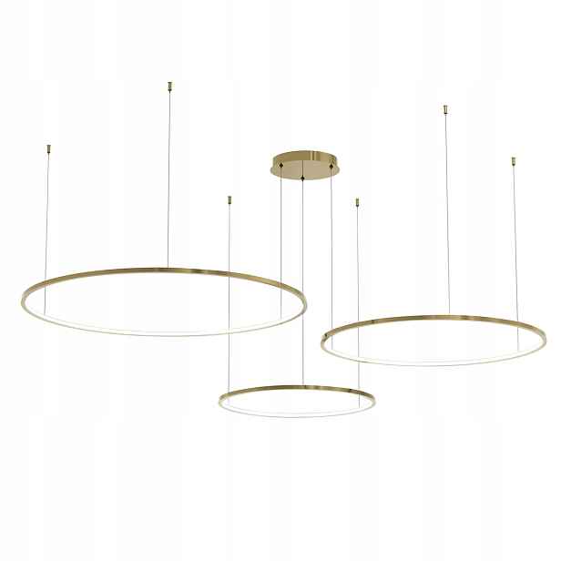 Závěsná Led lampa Milagro Saturno Gold ML0847 100W 4500lm Ring Zlatá 4000K
