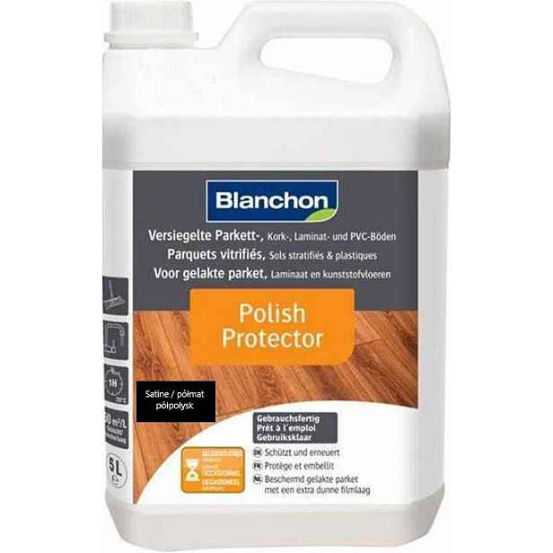 Blanchon Protector pro pololesklé podlahy s 5L lakem, vinylem a panely