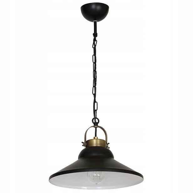 Černá závěsná lampa Iron 6207 Luminex