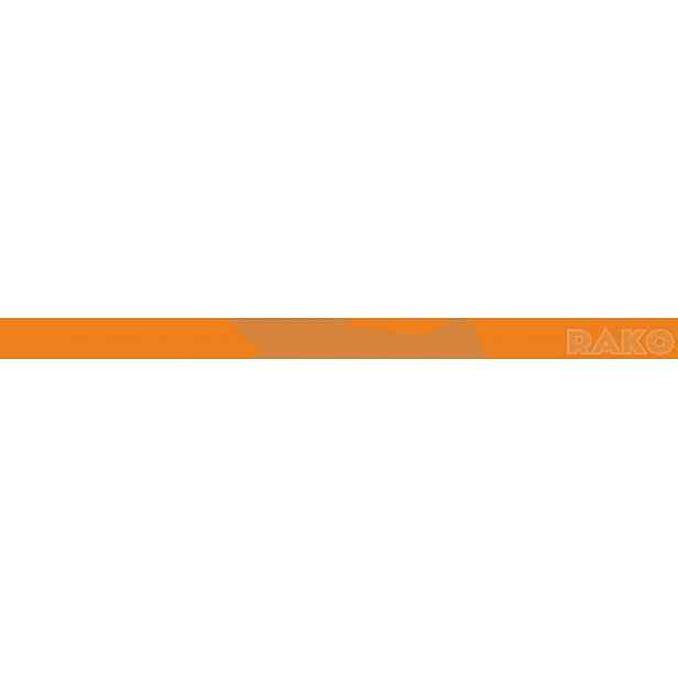 Listela Rako Concept oranžová Akcent 1,5x25 cm lesk VLAG8001.1
