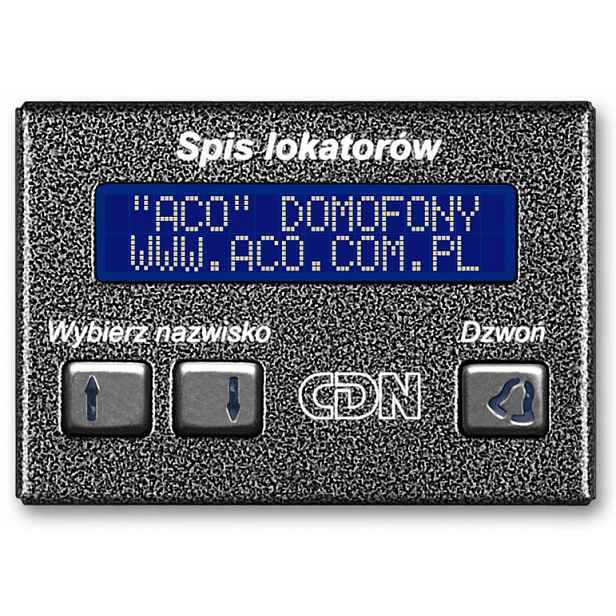 Aco CDN-230E Gr Elektronický seznam grafit nájemníků