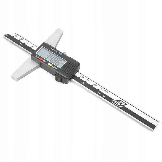 Elektronický Hloubkoměr Posuvník Měřič Hloubky 150 mm Pmt