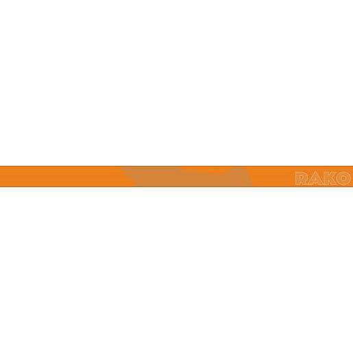 Listela Rako Concept oranžová Akcent 1,5x25 cm lesk VLAG8001.1