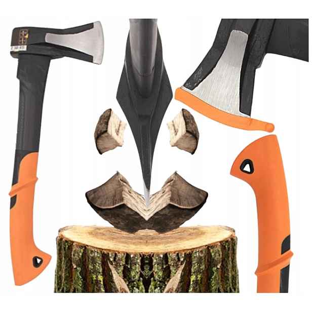 Sekera Na Dřevo S Klínem Na Štípání Dřeva 1.0 kg 460 mm Fiberglass