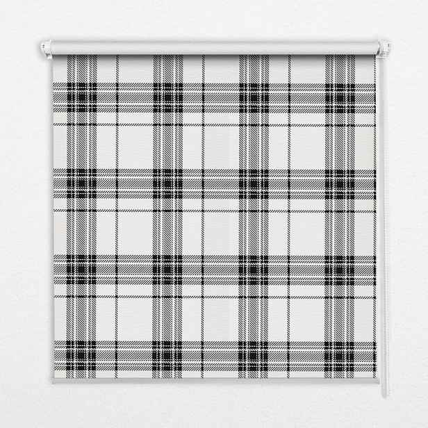 TULUP VNITŘNÍ roleta - okenní roleta - roleta - 60x140 cm - Šedý tartan
