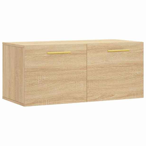 vidaXL Nástěnná skříňka dub sonoma 80 x 36,5 x 35 cm kompozitní dřevo