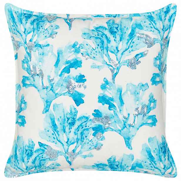 Beliani DEKORATIVNÍ polštář Bílý 45/45 cm Rockweed