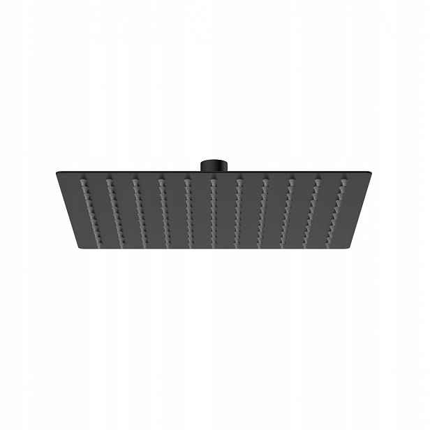 Hlavice dešťové sprchy 25x25 cm černá matná Avapax Cube AGCU221311