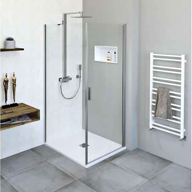 Polysan Zoom Line - Sprchový kout 70x100 cm, L/P varianta, Antidrop, čiré sklo/chrom ZL1270ZL3210