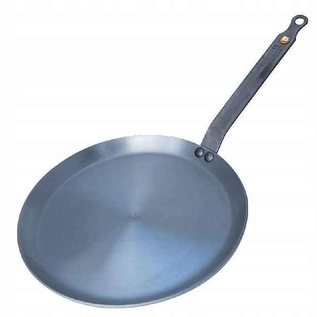 De Buyer Palačinková pánev 24 cm Nerezová Ocel Profi