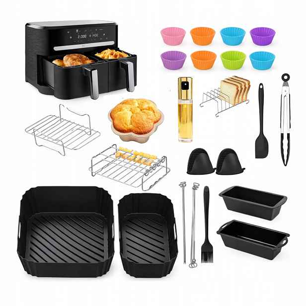 Akcesoria Zařízení Pro Philips Airfryer Dual Basket Sada Roštů Vložky XXL