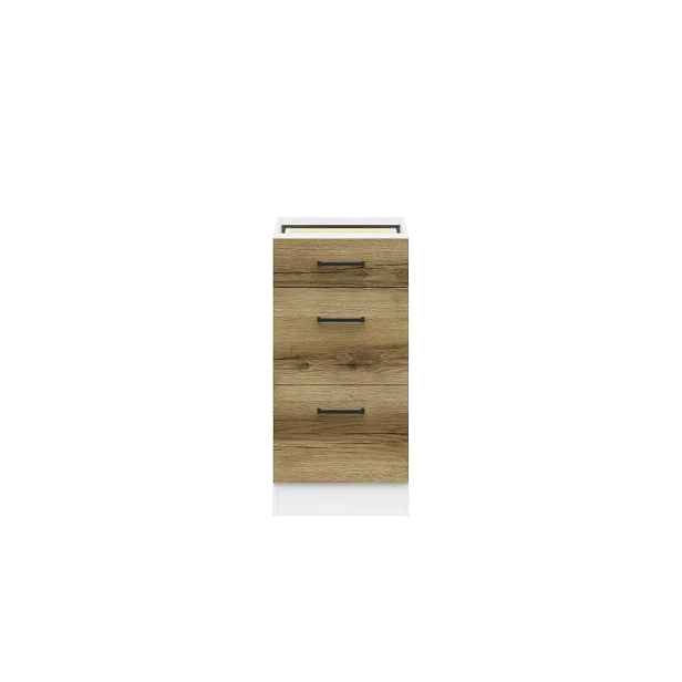 BRW Kuchyňská skříňka Junona Line D3S/40/82 BBL, dub delano