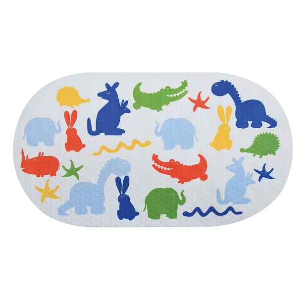 Dětská protiskluzová podložka do vany 39x69 cm Zoo – MSV