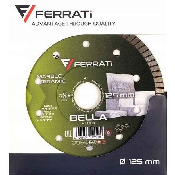 Diamantový Řezací Kotouč Ferrati Diamantový Kotouč Ø 125 MM x 22,23 MM