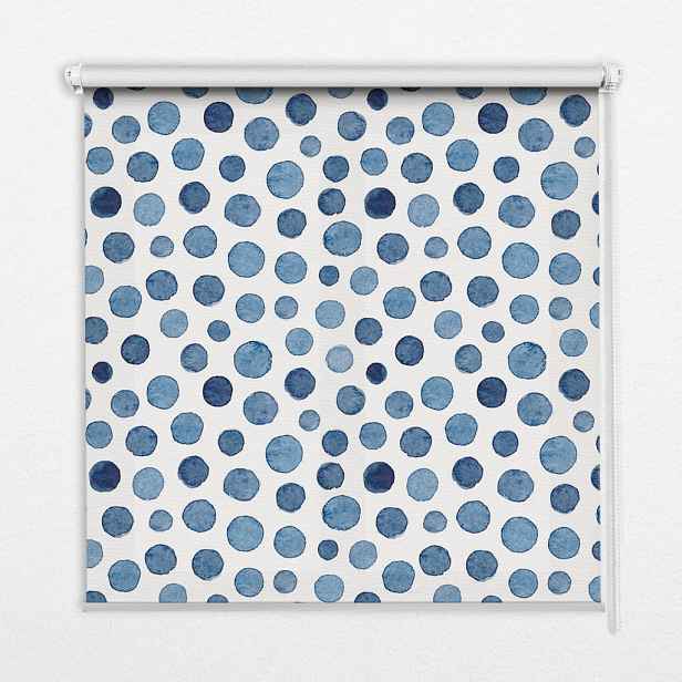 TULUP VNITŘNÍ roleta - okenní roleta - roleta - 60x140 cm - Modré tečky
