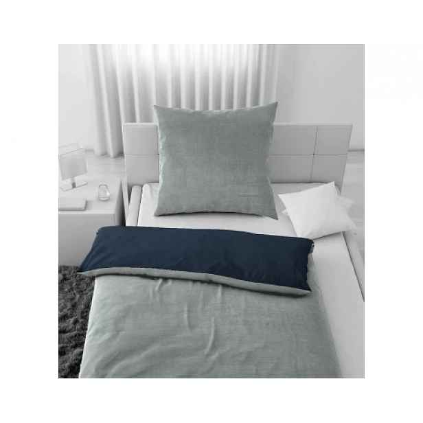 Povlečení Cashmere Touch, stříbrná/antracit