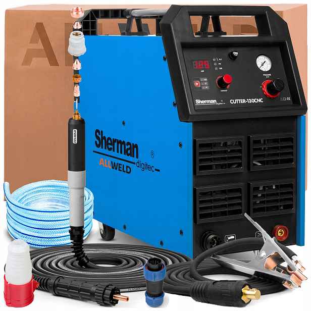 Plazmová Řezačka Sherman Cutter 130CNC 400V 125A Hf Do 45 MM Pro Hliníkovou Ocel