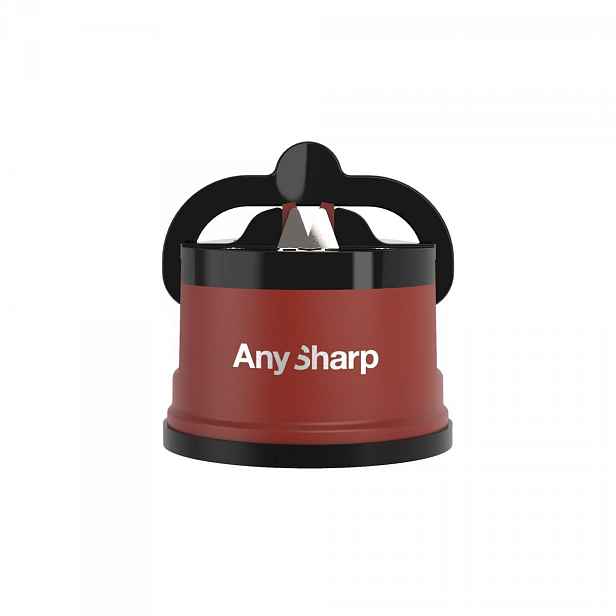 Brousek nožů AnySharp Classic cihlový Brick Red s přísavkou