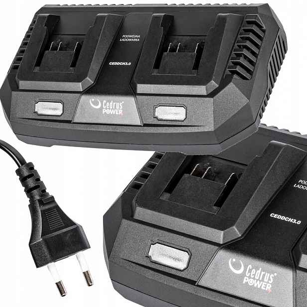 Dvojitá Nabíječka Cedrus Power+ DCH3.0 3A 2Ah 4Ah