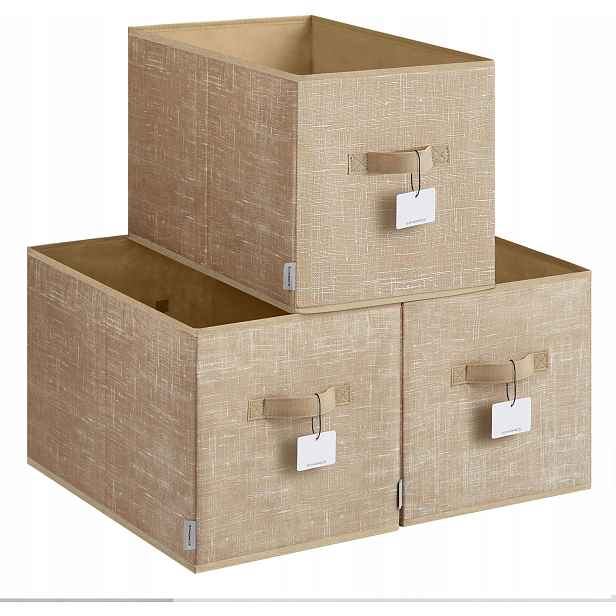 Songmics Sada 3 úložných boxů, 50 x 30 x 30 cm
