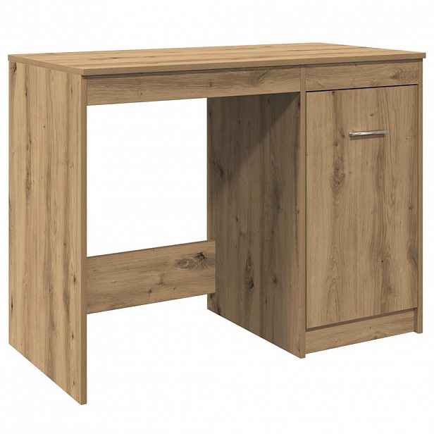 vidaXL Psací stůl dub artisan 100 x 50 x 76 cm kompozitní dřevo