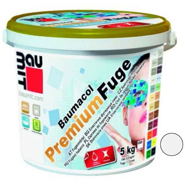 Hmota spárovací Baumit Baumacol PremiumFuge white 5 kg