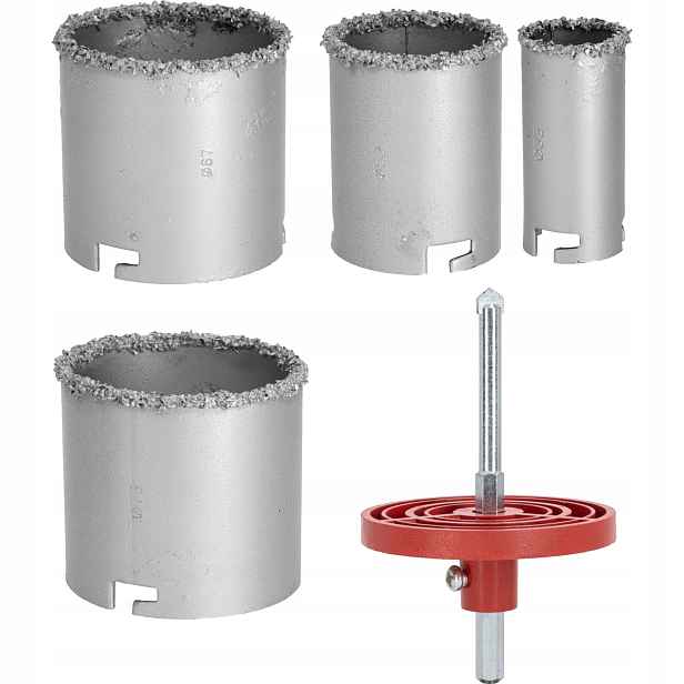 Korunkové otvory 73 mm 6 Ks