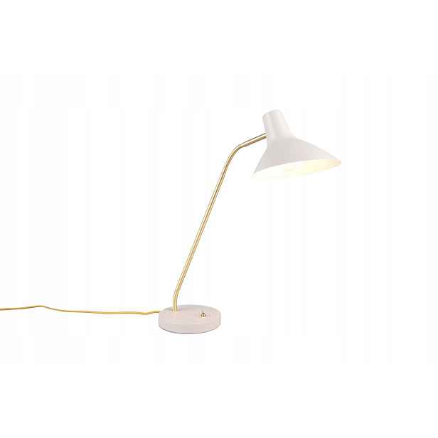 Stolní lampa Traveller šedá mosaz pružná 1xE27 10W Trio