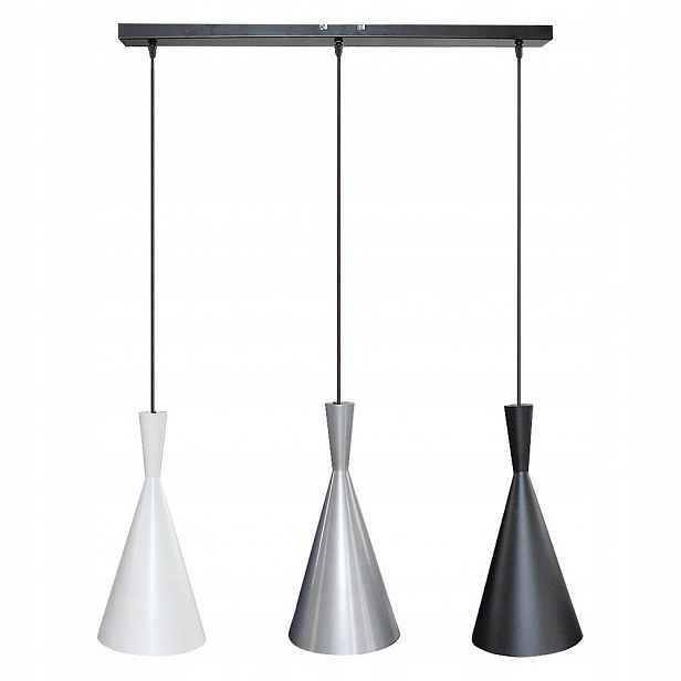 Černá závěsná lampa Trincola industriální nad jídelní stůl Rabalux