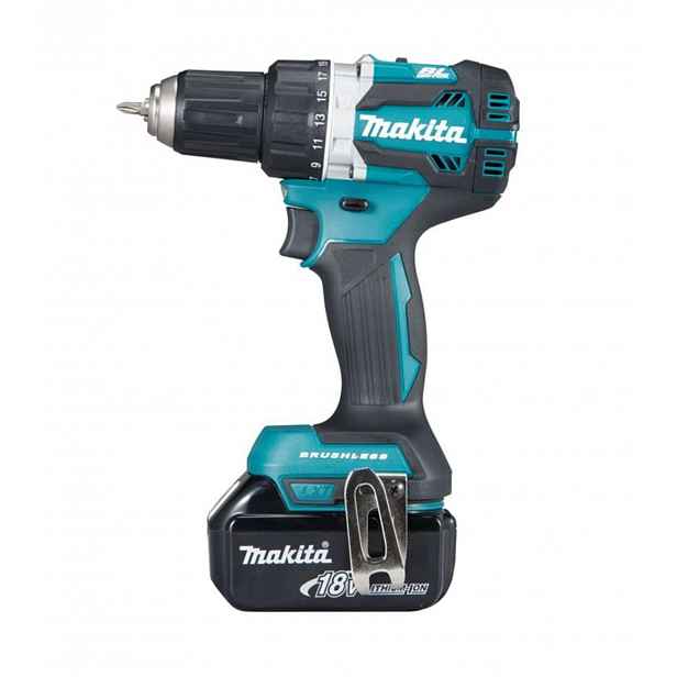 Makita - 18V AKU vrtací šroubovák, 2x aku 3,0 Ah, nabíječka DDF484RFJ