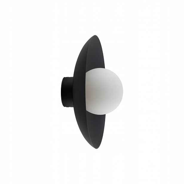Nástěnná a stropní nástěnná lampa Slate 28 cm Černá Metal G9 IP20 Tk Lighting