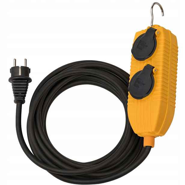 Prodlužovací Kabel Powerblock 4 zásuvky 10 m H05RR-F Stavební Brennenstuhl