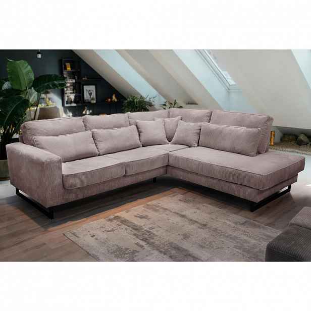Livetastic ROHOVÁ SEDAČKA, textil, kompozitní dřevo, cappuccino