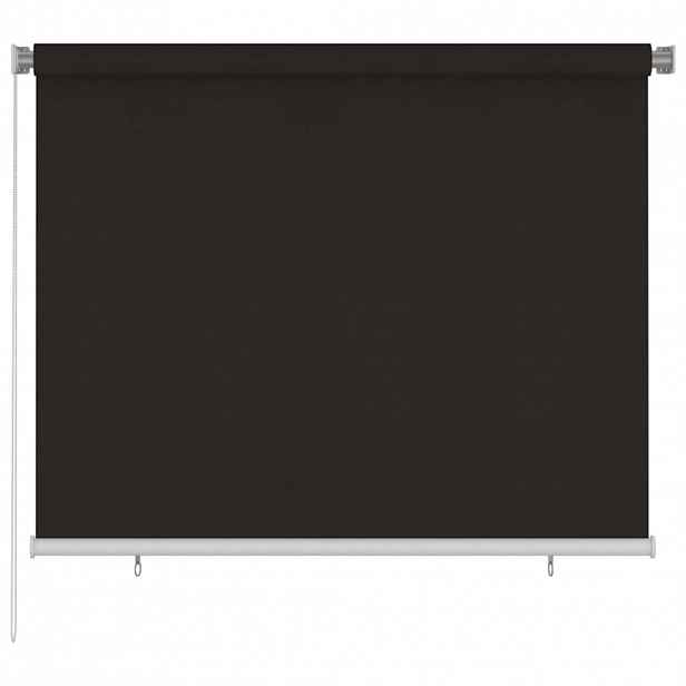 vidaXL Venkovní roleta 180 x 140 cm hnědá HDPE