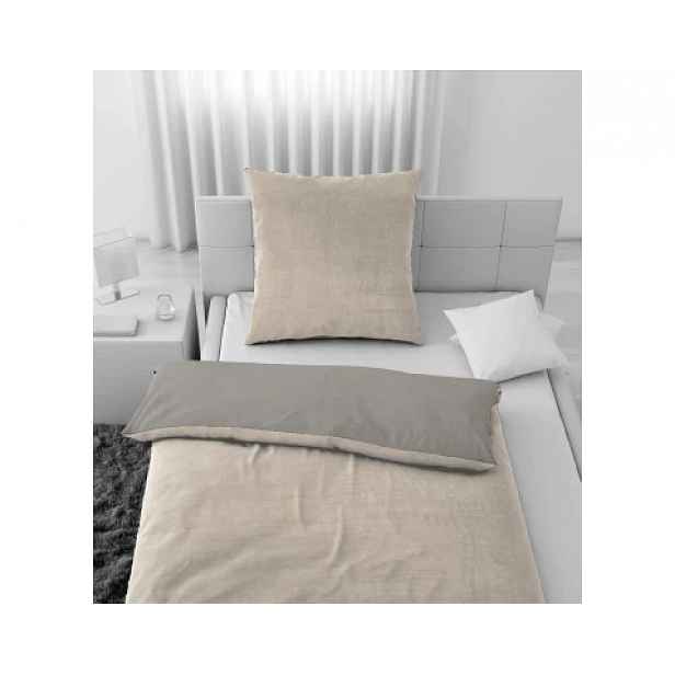 Povlečení Cashmere Touch, krémová/taupe